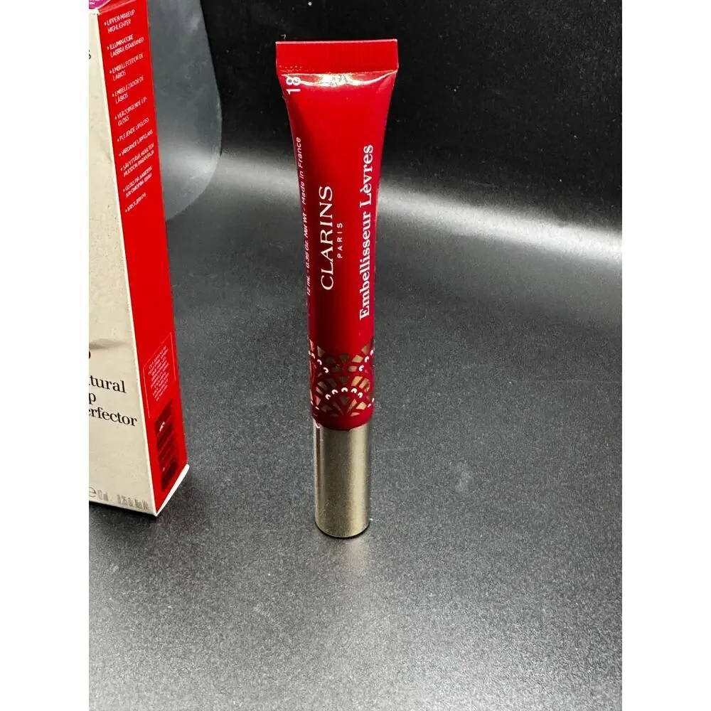 NWT Clarins Natural Lip Perfector in shade Intense Garnet